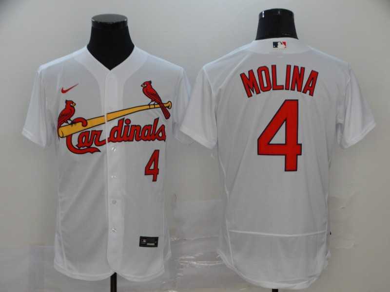 Cardinals 4 Yadier Molina White 2020 Nike Flexbase Jersey,We sell and wholesale Cardinals 4 Yadier Molina White 2020 Nike Flexbase Jersey on line form chian!